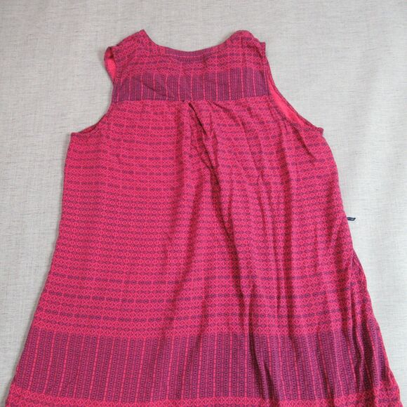 ANA Dress Womens Size XL Pink Sleeveless Geometric Boho Shift Midi Lounge Casual - Picture 4 of 10